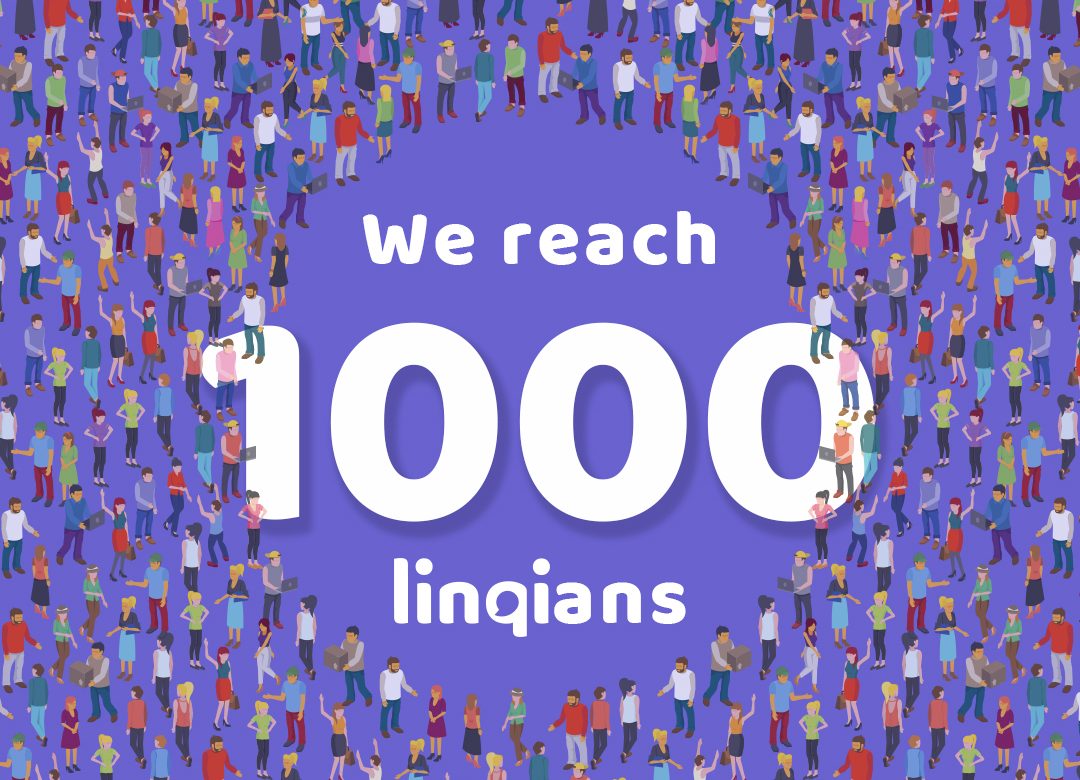  LinqiApp reached 1000 Linqians (users) from 120+ countries