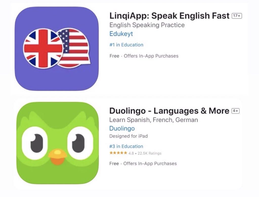  LinqiApp beats Duolingo on App Store in Philippines (March 2024)